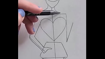 Preview 2 of Amslut Sex - How to draw a girl Easy Pencil Sketch for You