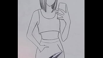 Preview 4 of Amslut Sex - How to draw a girl Easy Pencil Sketch for You