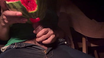 Preview 4 of Katja Blassen - Cumshot with watermelon.