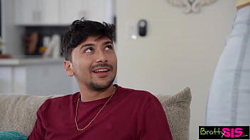 Preview 1 of Step Dad Ceampie - &quot_Your not allowed to touch your dick without my permission&quot_ Angel Gostosa tells Stepbro - S27:E7
