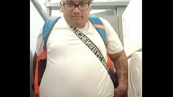 Preview 4 of Jordi El Light Sex - Vaibhav Pisses In The Catering School Toilet