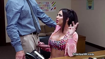 Preview 3 of U Want Her - Latina wife strokes and blows at the office