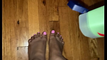 Preview 3 of Mom Hot Son Loda - Like My Toes Put My Toes In Ur Mouth !