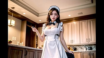 Preview 2 of Sunny Leone Suck Cock Black - Hot Big Tits Asian Maids Working Cooking Showing Tits (pussy masturbation ASMR sound!)