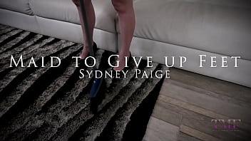 Preview 1 of Mom Pregnamt - Sydney Paige - &quot_Maid to Give Up Feet&quot_ POV Foot Slave Training
