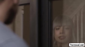 Preview 1 of Video Xxxx Artis Indonesia - Curvy shemale gets ass fucked by boyfriends bestfriend
