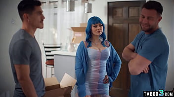 Preview 1 of Europorn Vb - Angry blue haired busty slut Jewelz Blu testing her horny buyers big cock