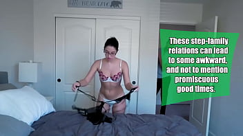 Preview 1 of Full Oily Xxx - Perverted stepdad proposes to his sexy blonde stepdaughter Chloe Rose to stick his cock in her wet and tight pussy to fuck and have fun between work until cumming.
