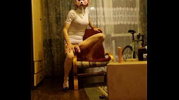 Preview 2 of Xxx Full Saxi Video Com - Sissy Cd fucking her ass and swallow cum