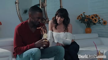 Preview 2 of Muslim Oil Xxx - Small Tit Cougar Seduces Her StepSon&#039_s Black Friend