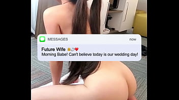 Preview 1 of Www Videoscaseros Com - Cheating On My Wedding Day With Her Little Asian Sister