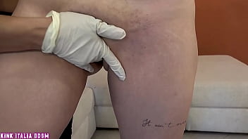 Preview 2 of Narito And Mizukage Hentai - Blonde milf in surgical gloves lesbian finger fucking on redhead - Trailer
