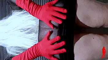 Preview 3 of Badut Girl - hot gorgeous blonde with transparent dress sexy panties delicious hairy pussy tasty clitoris