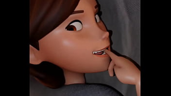 Preview 2 of Nina Carter - Violeta de los increibles es fallada por su mejor amigo