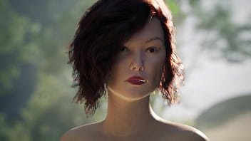 Preview 2 of Carly Femdom - Realistic nude redhead in the forest. I got banned from for posting it