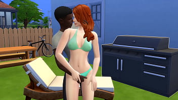 Preview 3 of Hard Tube Creampie - African BBC Takes Over Cuckold&#039_s Wife - Part 2 - DDSims