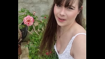 Preview 4 of Big Bastr - Luna Rival White dress outside