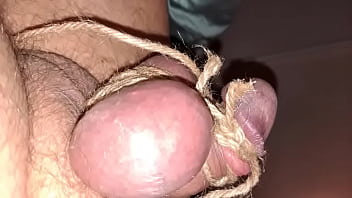 Preview 3 of Adall Sex - jpfrenchiebdsm - BDSM - Self cbt session #2 - Self CBT Playing with ropes