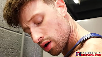 Preview 1 of Bus Xnx Videos - Bathroom ass fucking and fising with horny Nate Grimes