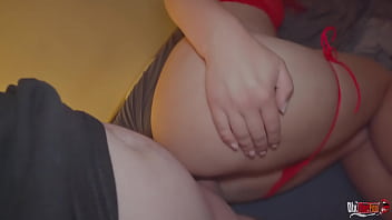 Preview 4 of 18th Girlvideos - Stepmom shares bedroom with horny stepson He gets blowjob and sex with hot MILF (English subtitles)