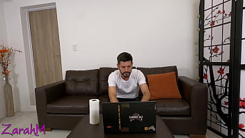 Preview 1 of Lesi Bl - Watching porn with my friend&#039_s dad. He taught me to get fucked in the ass. 1