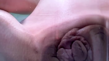 Preview 2 of Sarap Jakol - Petite Teen Rub Pussy On Glass Table FREE