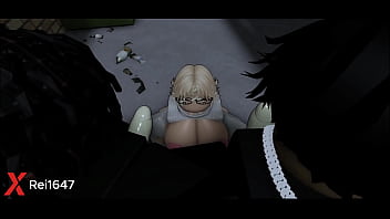 Preview 4 of Torris Secret - Exhibitionist Getting Fucked By 2 Random BBC in a dirty Alleyway-Roblox