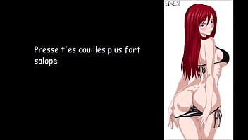 Preview 2 of Rape Teen Tape - JOI FR Erza fait de toi sa salope