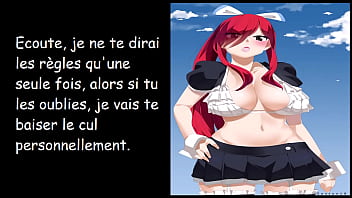 Preview 1 of Rape Teen Tape - JOI FR Erza fait de toi sa salope