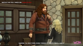 Preview 3 of Head Long Heir - [TRAILER] HAGRID AND LUNA AGAIN HAVING HOT SEX - PARODY