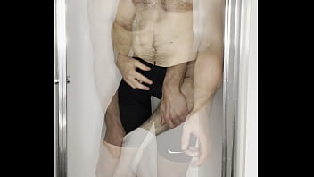 Preview 1 of Kz Ocuu - Hot man in shower jerk off his big dick
