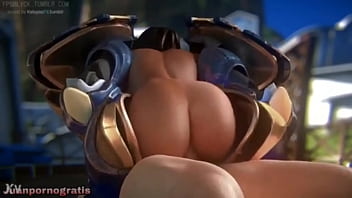 Preview 3 of Natasha Rides Huge - Pharah Best overwatch r34 rule34compilation 2023