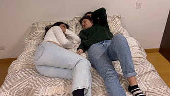 Preview 1 of Teen Angels E Rocco - My college roommate teaches me to be a lesbian and I love it