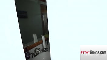 Preview 1 of Alura Jansonalu And Son - FilthyPOV - WEIRD BUSTY STEPMOM Wants To Watch Me Pee AND SUCK MY DICK?