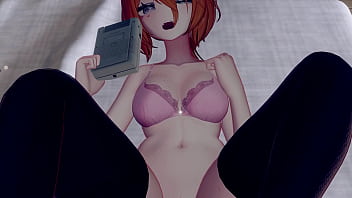 Preview 2 of Japanese Suck Cum - fucking your bratty girl while she plays games - ASMR VR RP