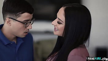 Preview 2 of Hot Bsbes - WOW! Big tits MILF Sheena Ryder fucks from behind. Ricky lets in his neighbor Sheena,  talking how Ricky is a better person. Sheena seduces Ricky while Lily watches as Ricky fucks Sheena
