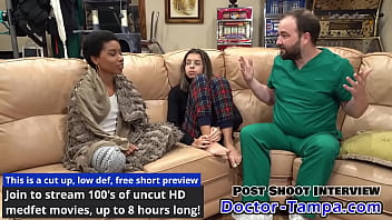 Preview 4 of Dog Garol - Become Doctor Tampa,  Insets Foley Catheter Into Aria Nicole&#039_s Urethra! From Doctor-TampaCom