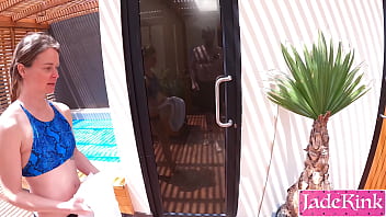 Preview 1 of Car Sex Teen - Good time for big dick stranger inside sauna - Slut sucking dick