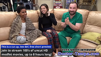 Preview 3 of Babes Vs Big Blacked - Become Doctor Tampa,  Put Speculum &amp_ Catheter Into Aria Nicole As She Undergoes &quot_The Procedure&quot_ To Get Sterilized At Doctor-TampaCom