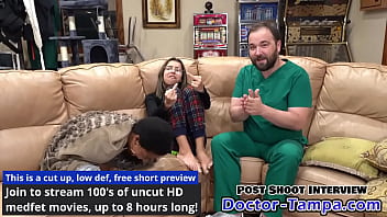 Preview 4 of Babes Vs Big Blacked - Become Doctor Tampa,  Put Speculum &amp_ Catheter Into Aria Nicole As She Undergoes &quot_The Procedure&quot_ To Get Sterilized At Doctor-TampaCom