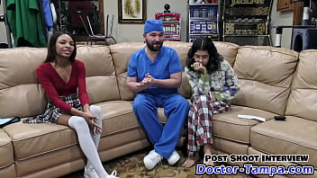 Preview 3 of Old Woman Forced Young - Step Into Doctor Tampa&#039_s Body As Solana Nervously Gets Her 1st EVER Gyno Exam On Doctor-TampaCom!