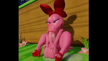 Preview 3 of 69 In Stockings - Birdo autofelatio