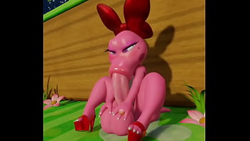 Preview 1 of 69 In Stockings - Birdo autofelatio