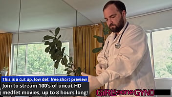 Preview 2 of Danils Oil - Asian Actress Channy Crossfire Gets Pre Employment Physical At Home In The Hollywood Hills By Perv Doctor Tampa! Full Movie From GirlsGoneGyno Reup