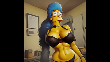 Preview 1 of Naughty Amurca - Marge Simpson IA DESNUDA ER&Oacute_TICA Y SENSUAL