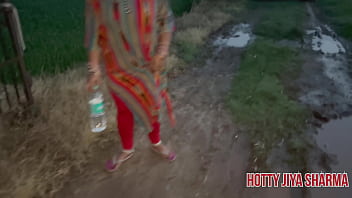 Preview 1 of Tube Adrenalynn - Outdoor risky sex with indian bhabhi doing pee and filmed by her husband