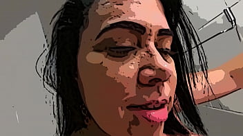 Preview 2 of Beeg Party - Soraya Carioca no banheiro em desenho animado