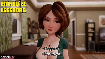 Preview 1 of Lesban Big - Tia Cass Ajuda Um Seguidor