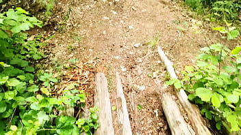 Preview 1 of Videoxxx Goria - Married MILF lagged behind the tour group and was fucked right on the forest path