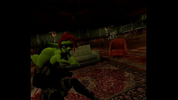 Preview 2 of Netek Sama Abg - futa anubis mommy getting their yordles off (vr edition)